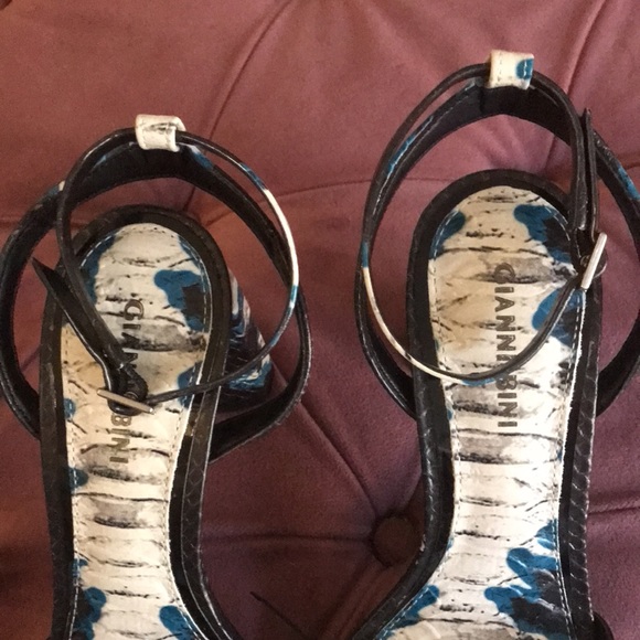 Gianni Bini Zarriah Leather Heel Sandals - Picture 7 of 7